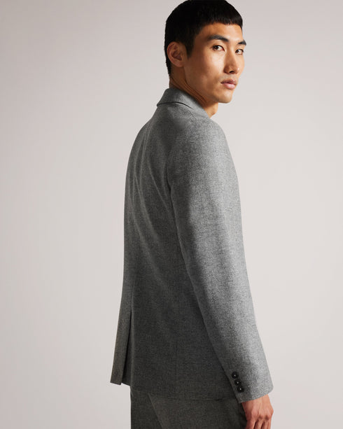 <P>Slim Fit Flannel Blazer</P>